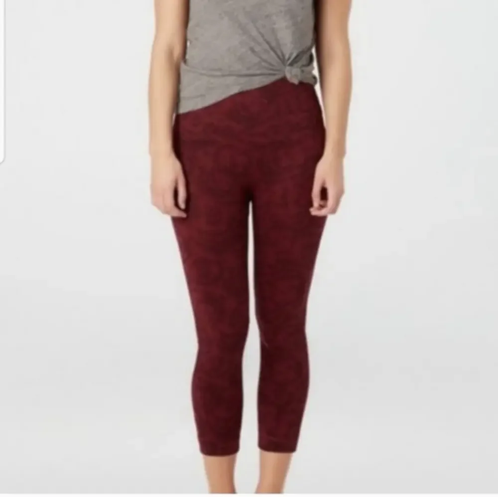 Spanx rose print leggings  women's‎ size m